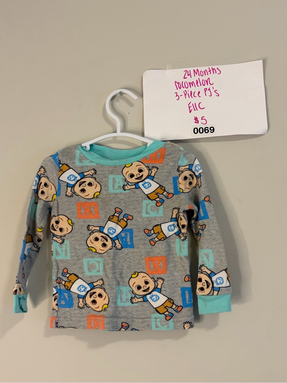 Toddler CoComelon 3-Piece PJ Set